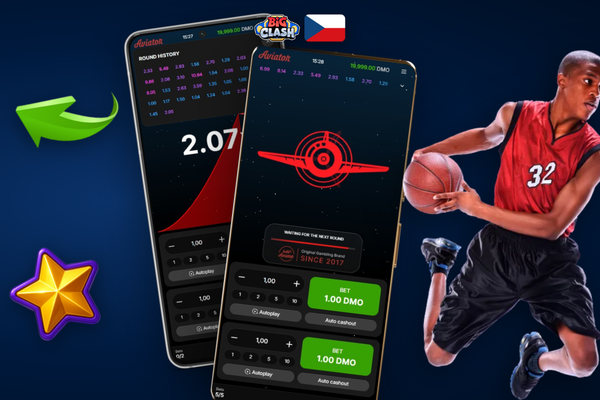 Přechod z demo režimu Aviator na hru o reálné peníze v Bigclash Casino na mobilu