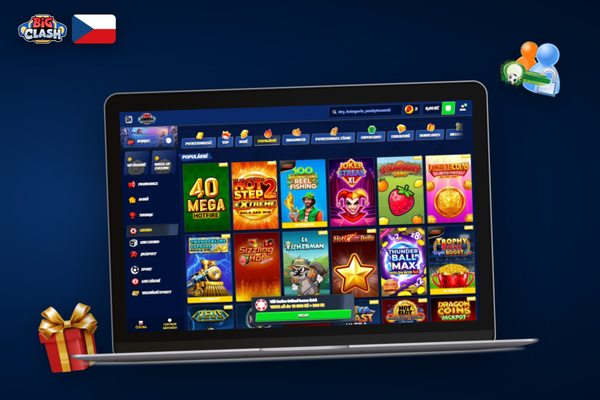 Přihlašovací obrazovka desktopové aplikace Bigclash Casino s polem pro e-mail