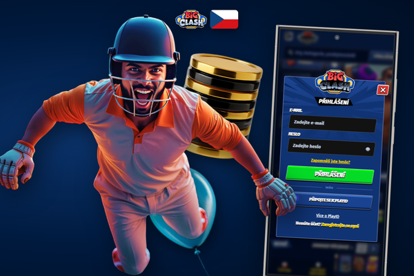 Bigclash Casino CZ registrace přes e-mail – vyplňte formulář a pokračujte dál