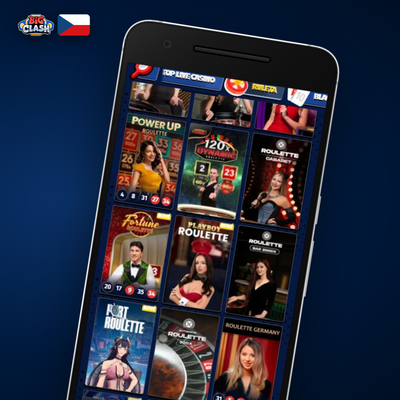 Ikona slotů v Bigclash Casino online app — přes 9 700 her k dispozici