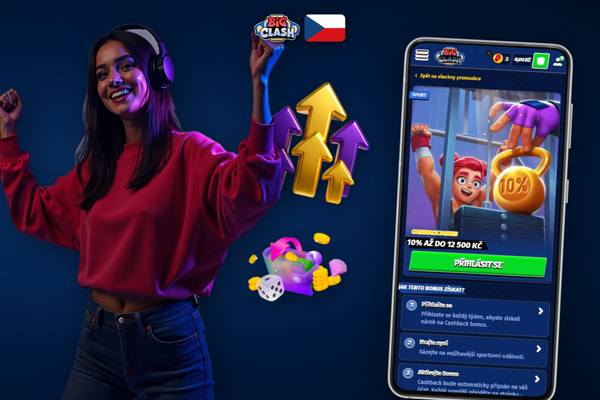 Mobilní obrazovka s polem pro zadání promo kódu při registraci v Bigclash Casino