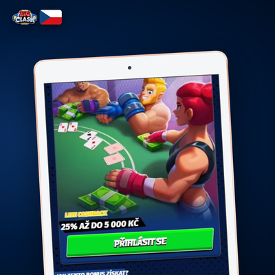 Ikona dárku s mincemi symbolizující uvítací balíček Bigclash Casino pro nové hráče