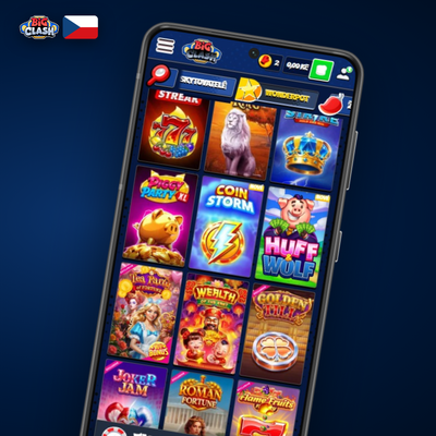 Bigclash Casino webová verze – okno prohlížeče s URL lištou a logem
